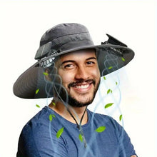 Hat With Fan For Camping
