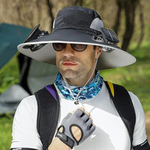 Hat With Fan For Camping
